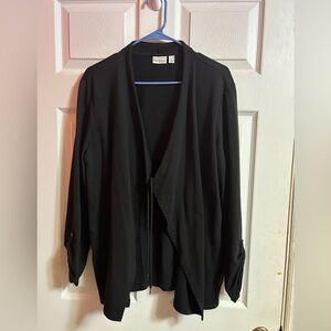 Kim Rogers Classic Black Cardigan- used